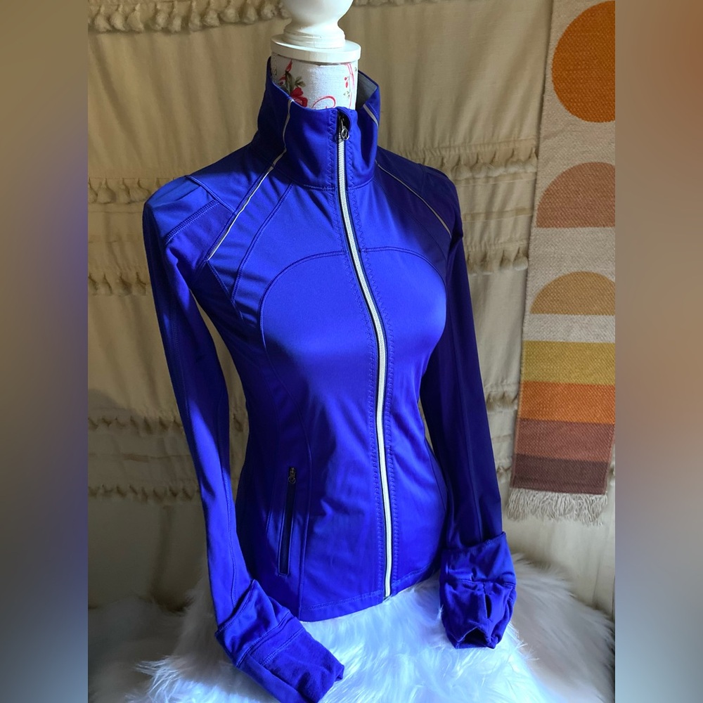 lululemon athletica Royal Blue Full-Zip Athletic Jacket